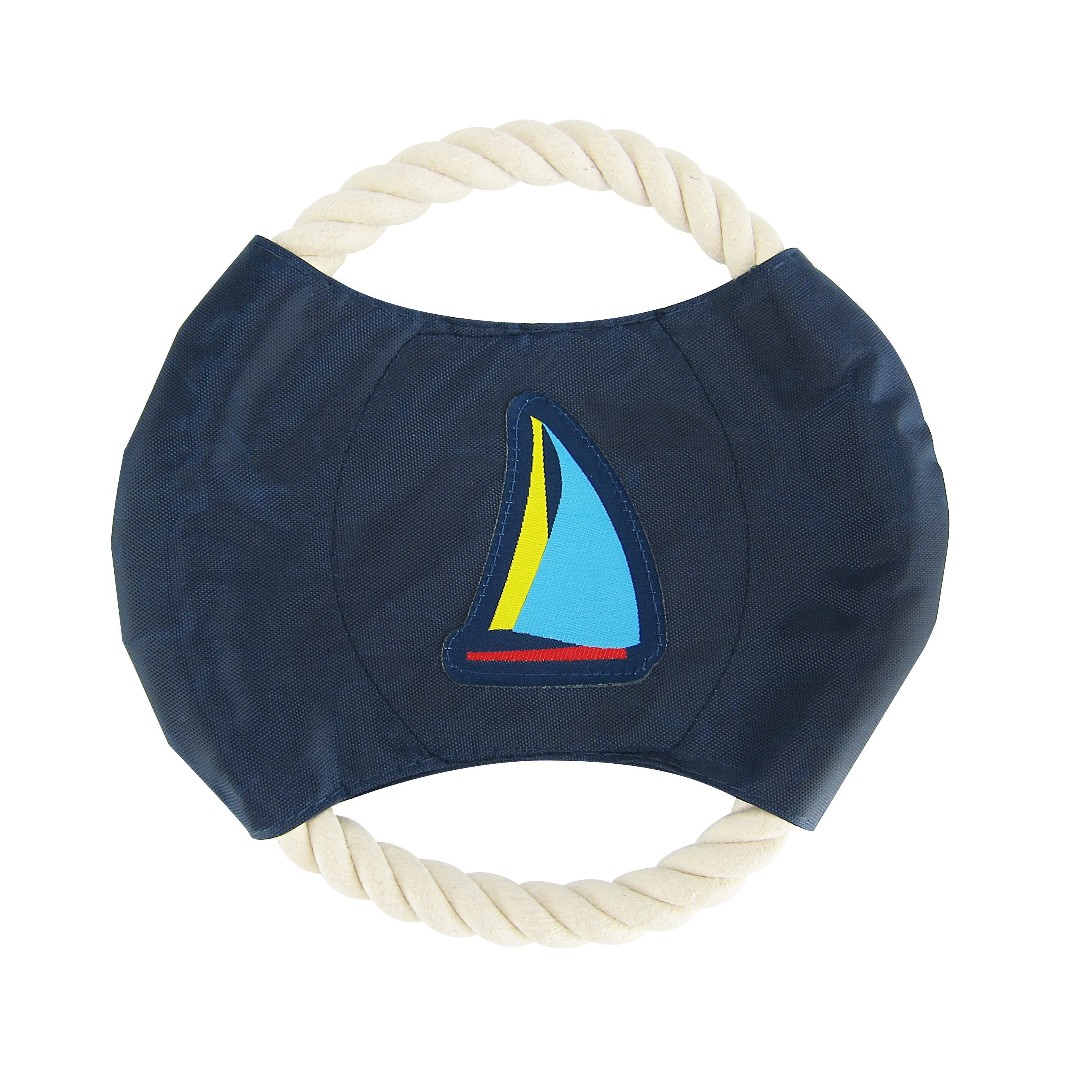 Sailboat - Dog Rope Disc Toy